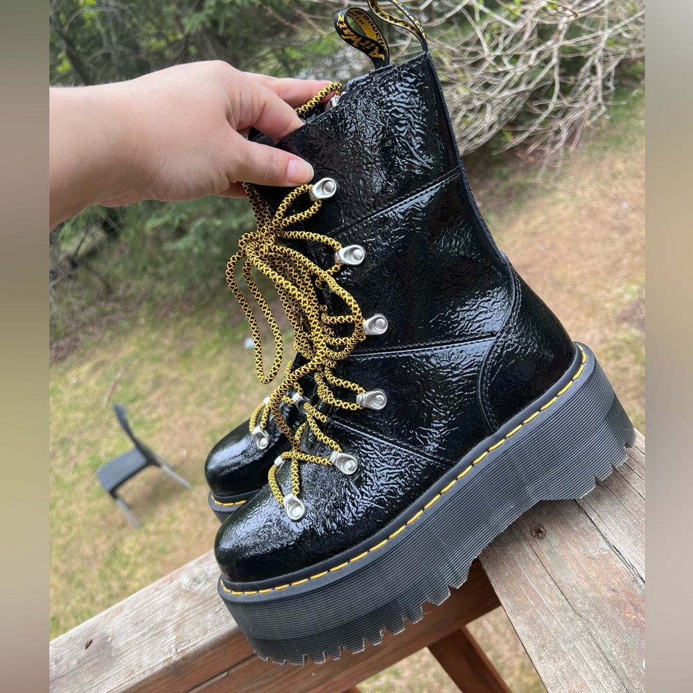 Doc Marten platform boots